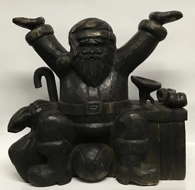 SANTA CLAUS PAPERMACHE MOLD - Image 1 of 4