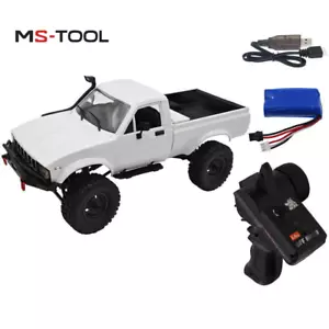 RC Truck C24 1:16 4x4 4WD Scale Crawler Pickup Off Road RTR Car Ready to Play US - Picture 1 of 14