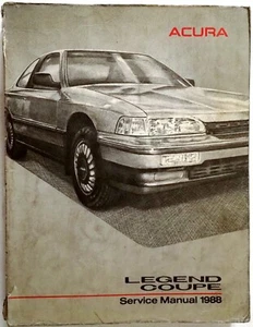 1988 Acura Legend Coupe Factory Service Manual Shop Repair Book Fair - Bild 1 von 5