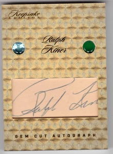RALPH KINER 2023 KEEPSAKES CUT AUTOGRAPH DUAL LARGE GEMS GOLD REFRACTOR S.N.1/1 - Picture 1 of 2