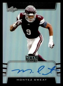 2019 Leaf Metal Draft #BAMS1 Montez Sweat EXCH (ref 224983) - Picture 1 of 2