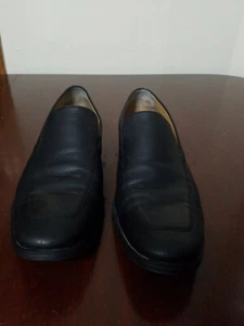 Cole Haan Adams Venetian Slip on Loafers Men shoes 10.5M C12329 Black Leather - Picture 1 of 12