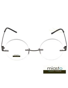 GAFAS DE LECTURA PEQUEÑAS LECTORAS RETRO REDONDAS ""LENNON"" SIN MONTURA ESPECIFICACIONES + 1.50 - Imagen 1 de 3