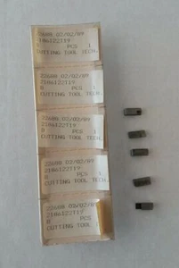 Herramienta de corte Tech. 5 insertos de carburo 22688 2186122T19 ranurado nuevo - Imagen 1 de 2