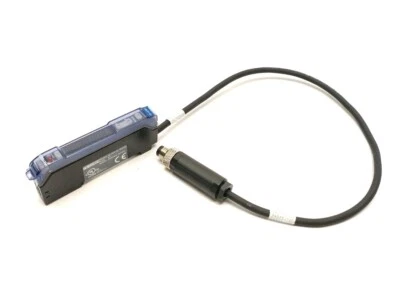 Keyence FS-V21RP Fiber Amplifier Main Unit PNP 3-Pin Male Connector 13" Cable - Image 1 of 4