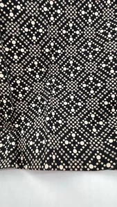 J Jill Womens Ankle 10P Pants Black and Tan Dot Graphic Cotton Stretch - Picture 1 of 9
