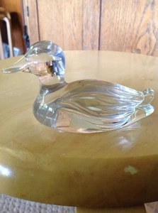 Princess House Pets. Lead Crystal. Duck. - Picture 1 of 6