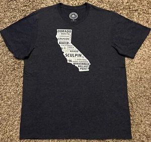 Ballast Point Official California Map Dedicated To The Craft Men's T-Shirt XL - Picture 1 of 4