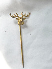 Vintage Antique Gold Filled The Hartford Ins Deer Buck Stickpin   - Free Ship