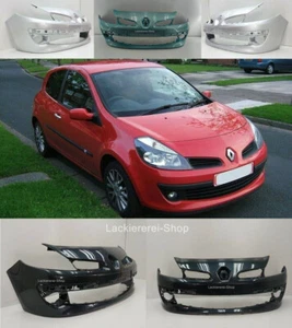 STOßSTANGE VORNE LACKIERT IN WUNSCHFARBE NEU für Renault Clio 2005-2009  - Bild 1 von 15