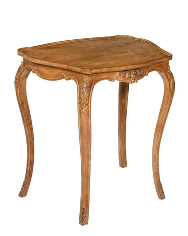 Early 20th Century an Italian Rococo Style Mixed Wood Occasional Table Cover