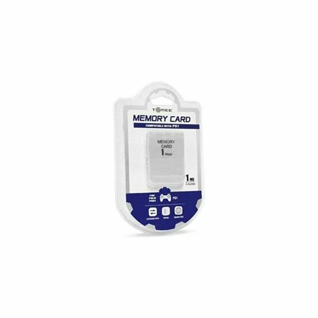 Hyperkin 1MB Memory Card for Sony PlayStation 1 - White