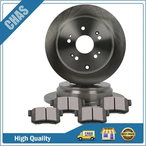 5 Lugs Rear Ceramic Brake Pads and Rotors Discs Fits 2007 2008 2009 ACURA RDX - Picture 1 of 6