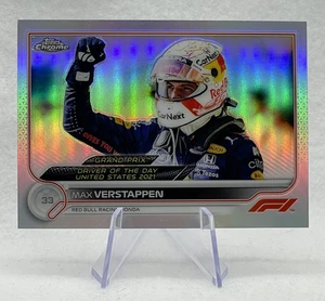 Max Verstappen 2022 Topps Chrome Refractor #188 Red Bull Racing Honda - Picture 1 of 2