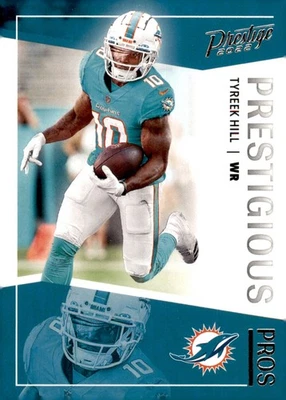 2022 Panini Prestige - Prestigious Pros Tyreek Hill #PP-7 - Image 1 of 2
