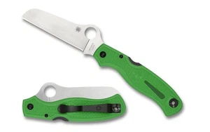 Spyderco Knives Atlantic Salt Lockback Green PlainEdge LC200N C89FPGR - Bild 1 von 4