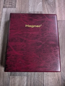 HAGNER Padded Cover Stamp Album - QE II 1987-1990 - Picture 1 of 17