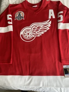 2001-02 Nicklas Lidstrom Detroit Red Wings Mitchell And Ness Jersey - Picture 1 of 5