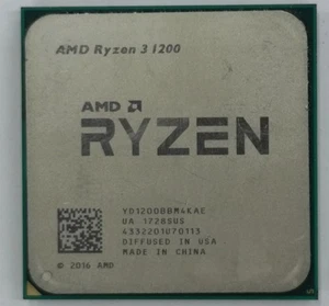 AMD Ryzen 3 1200 AM4 CPU Processor R3 1200 Quad Cores 4T 3.1GHz 8M Desktop 65W - Picture 1 of 2