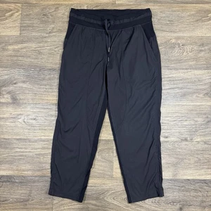 Pantalones cortos de tiro medio Lululemon Dance Studio para mujer 8 negros Pull On Athleisure - Imagen 1 de 13