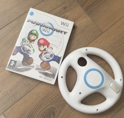 Mario Kart with Official Wheel, Nintendo Wii, Complete - Image 1 of 4