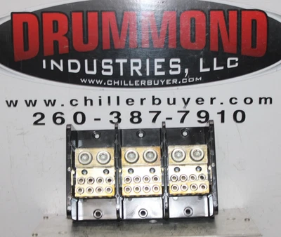 SQUARE D WIRE TERMINAL BLOCK 9080-LBC365208 760 AMP 600 VOLT CU WIRE ONLY - Image 1 of 4