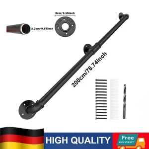 200cm Handlauf Treppengeländer Geländer Wandhandlauf Wasserrohr Handlauf DHL - Bild 1 von 17