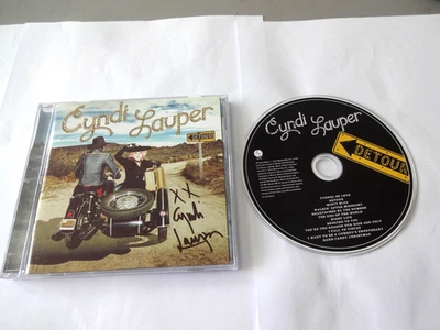 Cyndi Lauper - Detour (CD 2016) Autographed - Image 1 of 4