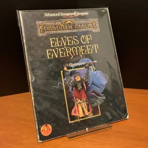 Forgotten Realms: The Elves of Evermeet, Vintage AD&D Accessory, OOP PB, TSR - Picture 1 of 8