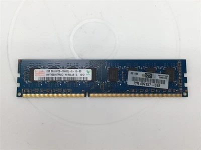 Hynix 2GB Desktop RAM 2Rx8 PC3-10600U-9-10-B0 HMT125U6TFR8C-HP  - Image 1 of 2