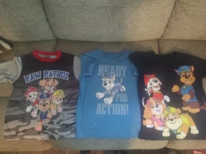 Lot of 3 Paw Patrol Boys Size 5/5T SS Shirts - Picture 1 of 5