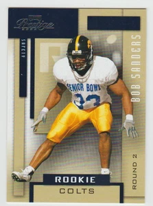 BOB SANDERS Colts 2004 Playoff Prestige Rookie Card #185 SP RC Iowa Hawkeyes QTY - Picture 1 of 2