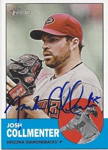 Arizona Diamondbacks JOSH COLLMENTER Signed Heritage Card - Picture 1 of 1
