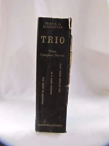 Vintage Mystery Book Frank Slaughter Trio Hardcover Vintage 1950s - Picture 1 of 7
