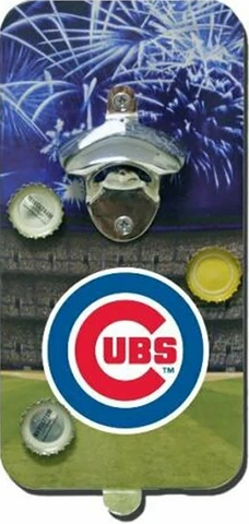 Chicago Cubs Magnetic Bottle Opener Click N' Drink Cover