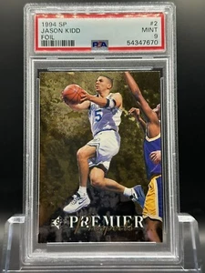 Jason Kidd 1994-95 Upper Deck SP Foil #2 Rookie Card PSA 9 Mint Dallas Mavricks - Picture 1 of 2