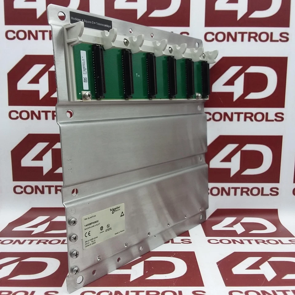 140XBP00600 | Modicon | Backplane 6 Slot Rack Mount, Used (UPP) - Image 1 of 1