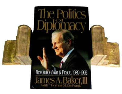SIGNED Politics of Diplomacy by James A. Baker  Worked w/ President Reagan/Bush - Image 1 of 4