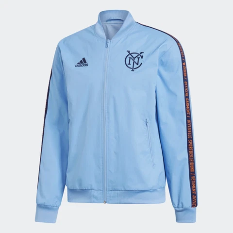 Adidas MLS New York City Anthem Jacket Blue DP5025 Cover