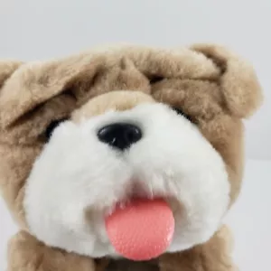 2017 Little Live Pets Plush Rollie My Kissing Puppy Bulldog Toy 11" SEE VIDEO - Picture 1 of 10