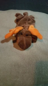 Ty Beanie Baby Chocolate Reindeer - Picture 1 of 3