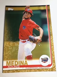 2019 Topps Pro Debut Jumbo 5x7 Adonis Medina Threshers 33 02/10 - Picture 1 of 1