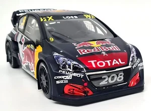 Otto 1/18 - Peugeot 208 WRX Belgium GP 2018 S. Loeb #9 Resin Scale Model Car - Picture 1 of 9