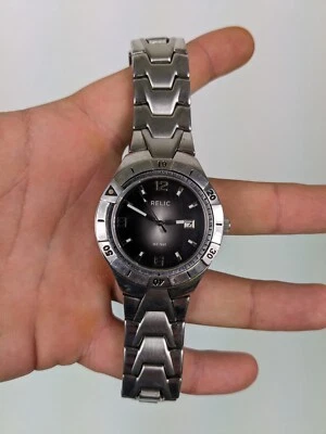 Reloj Hombre Relic ZR11607 Cuarzo WR165Pies Todo Acero Inoxidable Necesita Batería Foto 1 de 4