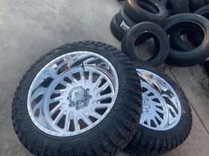4 New 22x12 American Force AKA Wheels TIRE FOR CHEVY GMC RAM 6x139 WTirrs 35”/33 - Picture 1 of 9