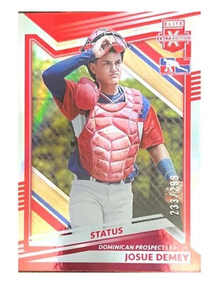 2022 Panini Elite Extra Edition [DPL Status Red] #178 Josue Demey 233/299 - Image 1 of 2