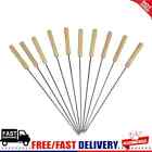 10pcs Roasting Kebabe Picnic Barbecue Stick Outdoor BBQ Grill Meat Fish Needles