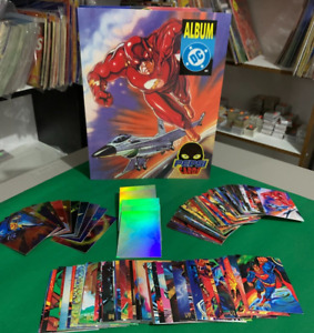 1995 DC Comics Pepsicards Binder + Full Set Basic + Specials + Holograms Reprint