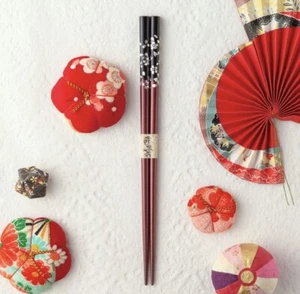 Bacchette giapponesi personalizzate con il tuo nome motivo fiori di ciliegio Sakura - Foto 1 di 10