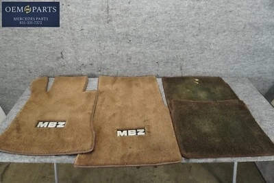 Interior Rear Floor Mat Carpet Rug Set Mbz Mercedes W126 300 Se 560 Sel420 oem - Image 1 of 4